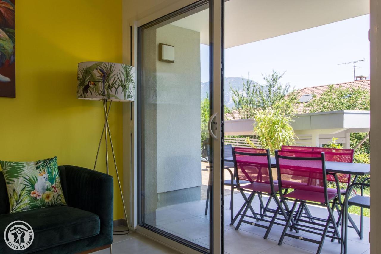 L'Appartement Jardin Avec Vue Montagnes Sévrier エクステリア 写真