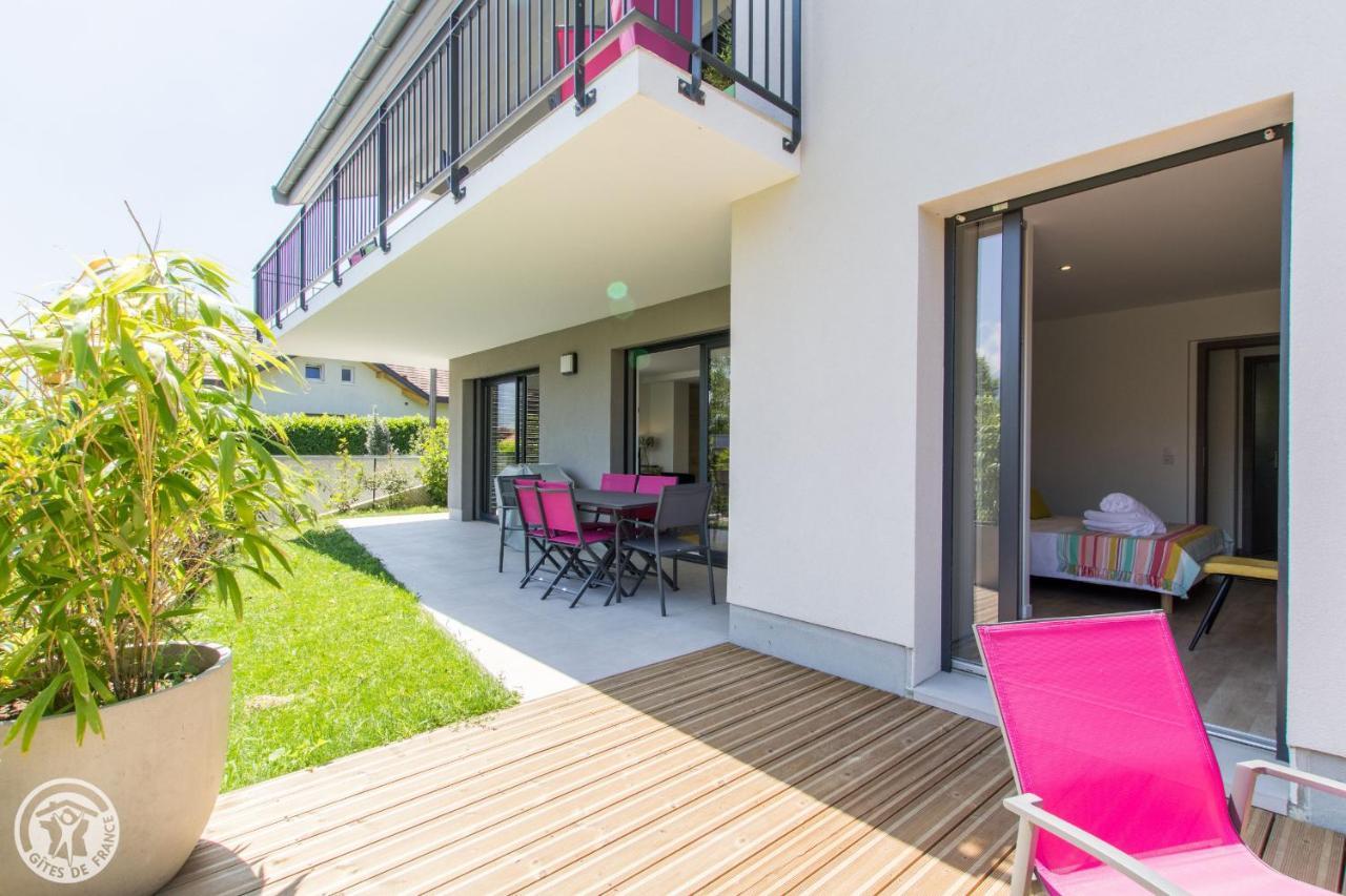 L'Appartement Jardin Avec Vue Montagnes Sévrier エクステリア 写真