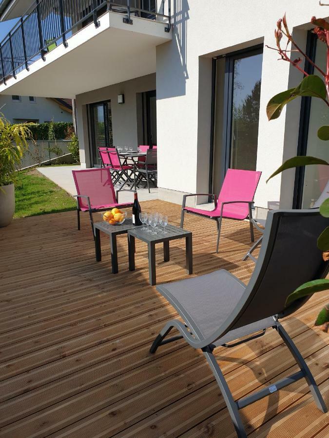 L'Appartement Jardin Avec Vue Montagnes Sévrier エクステリア 写真